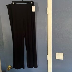 Nordstrom Rack XL Black Lounge Pajama Pants Elastic Waist Very Comfortable Women